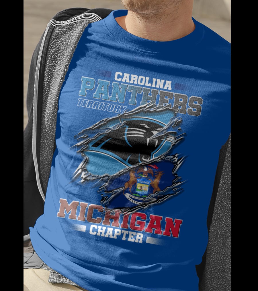 Carolina Panthers Territory Michigan Chapter T-Shirt