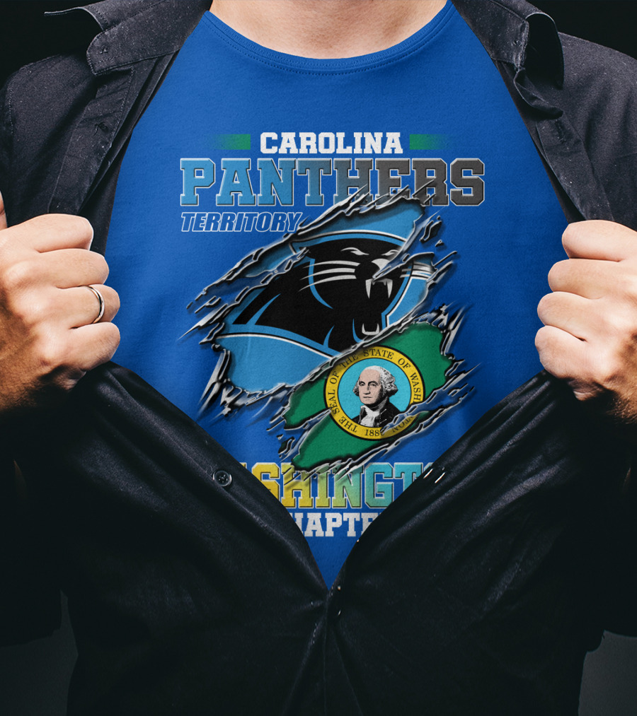 Carolina Panthers Territory Washington Chapter T-Shirt