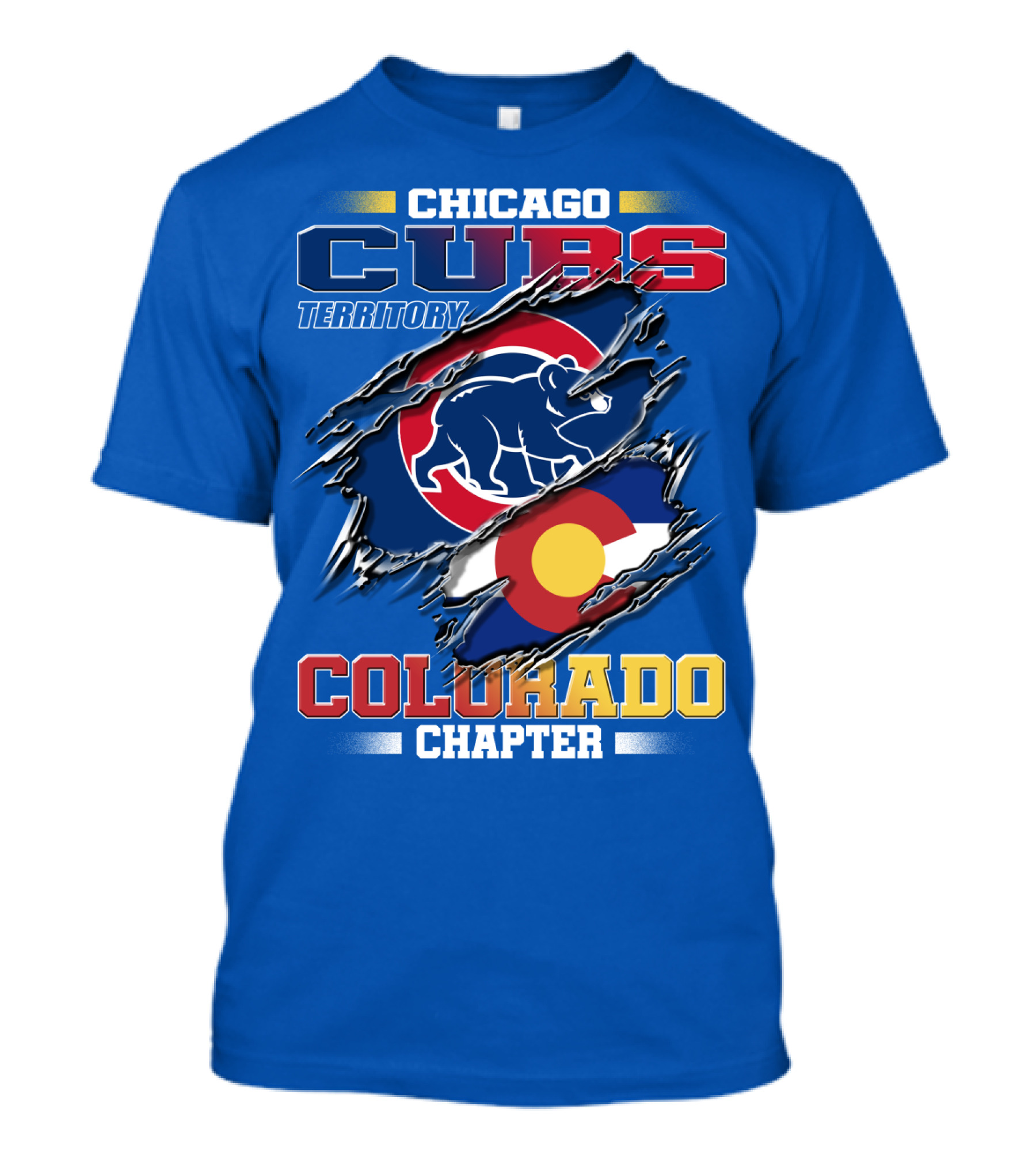 Chicago Cubs Territory Colorado Chapter T-Shirt