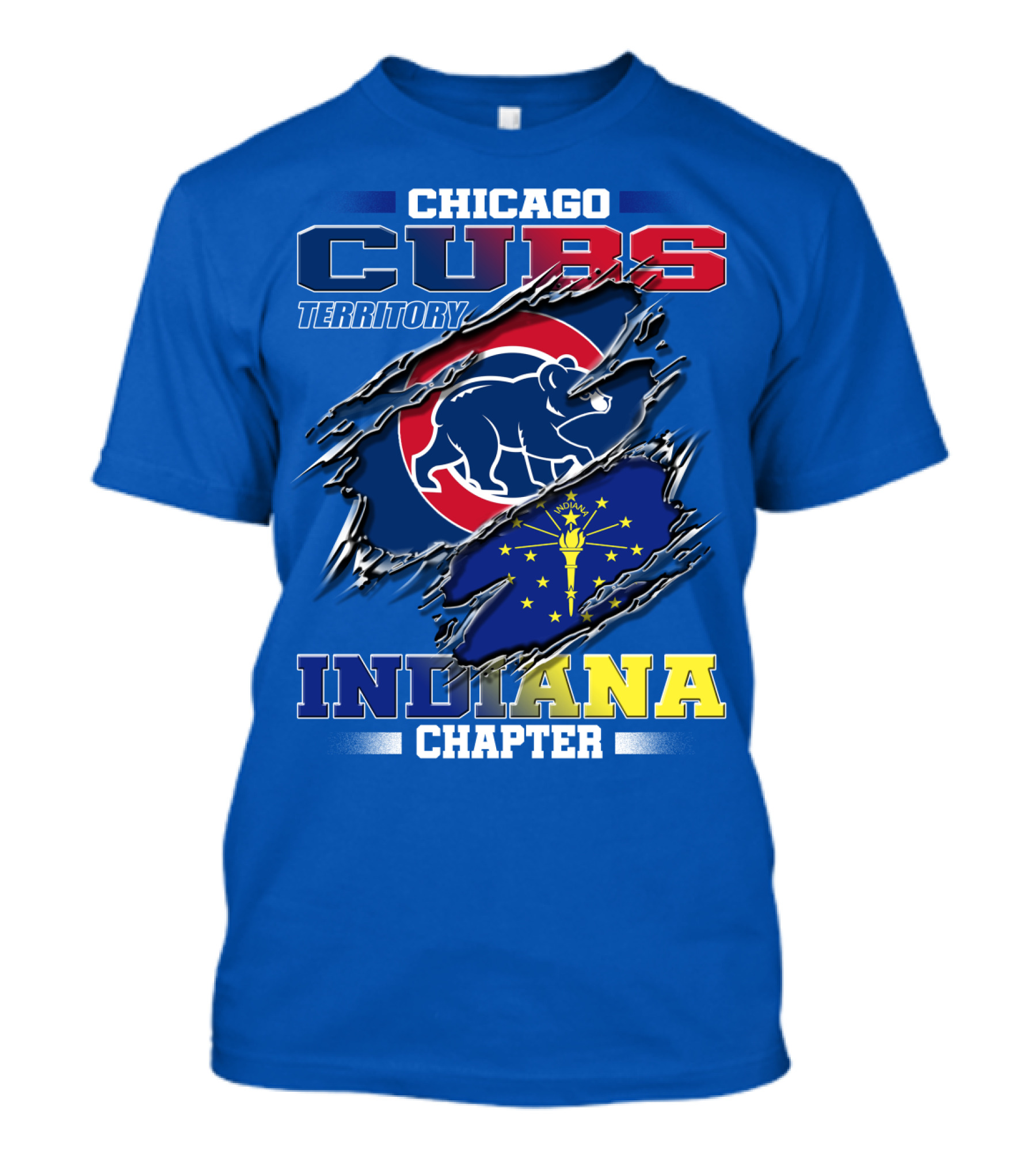 Chicago Cubs Territory Indiana Chapter T-Shirt