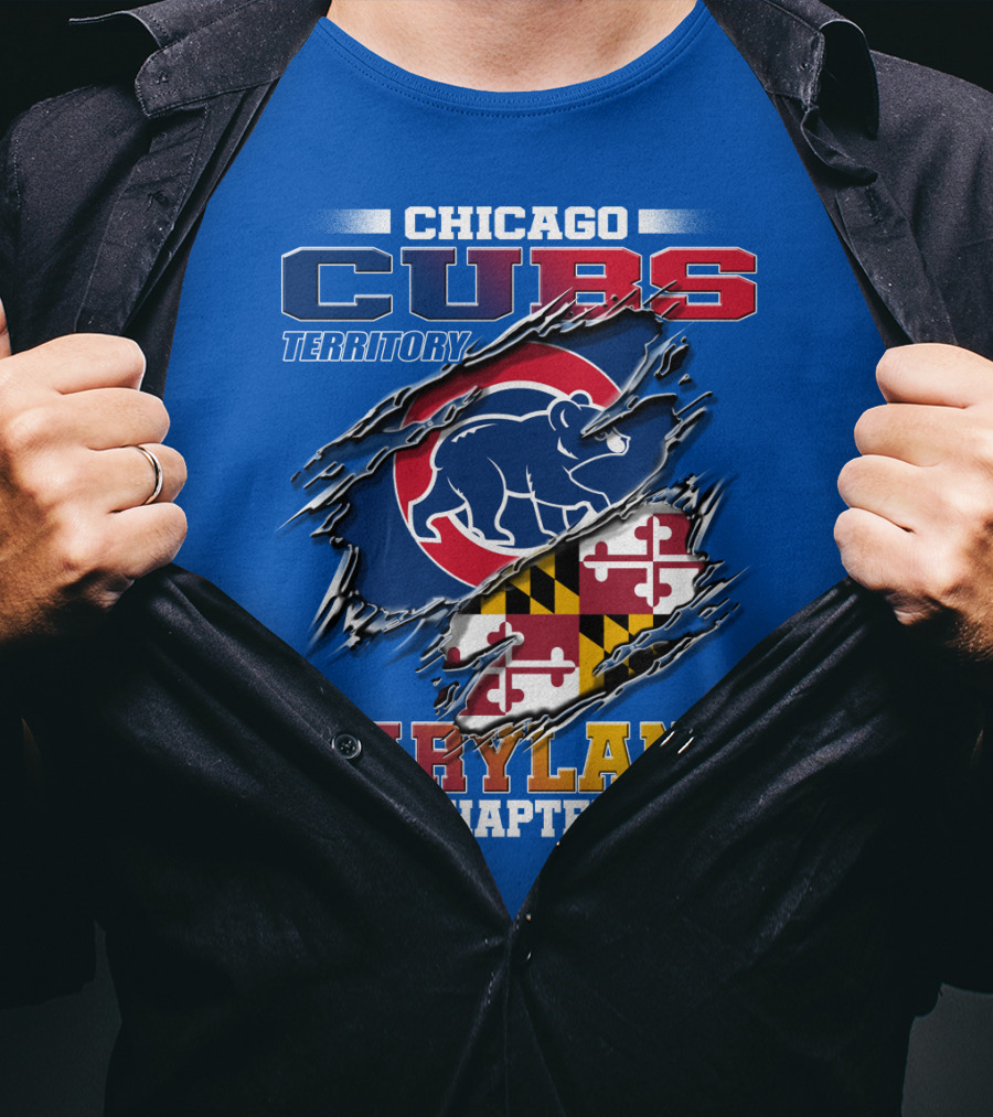 Chicago Cubs Territory Maryland Chapter T-Shirt