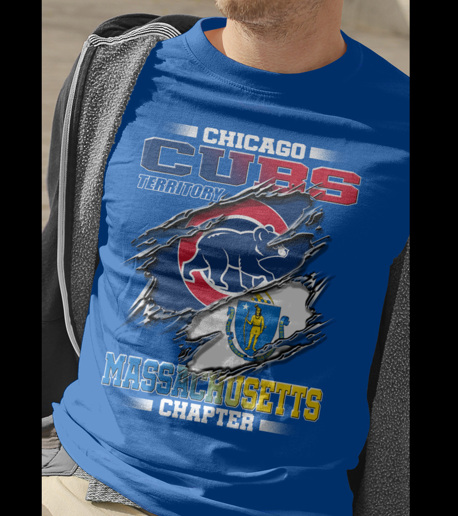 Chicago Cubs Territory Massachusetts Chapter T-Shirt