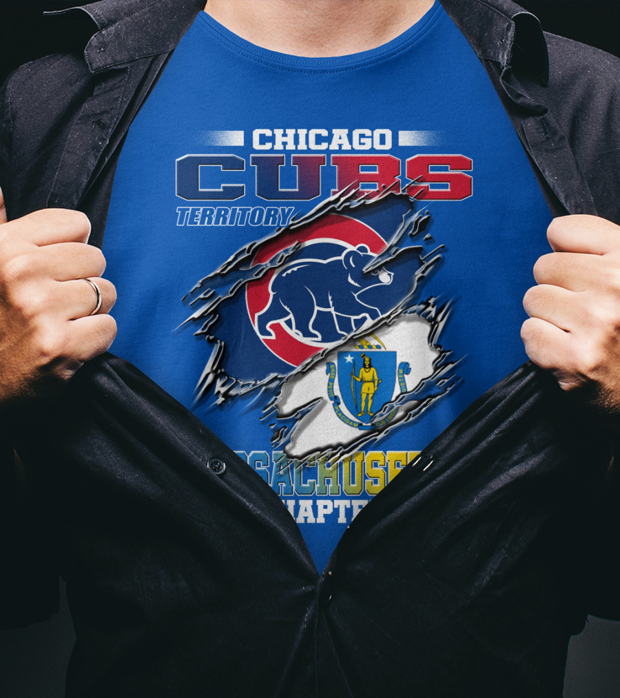 Chicago Cubs Territory Massachusetts Chapter T-Shirt