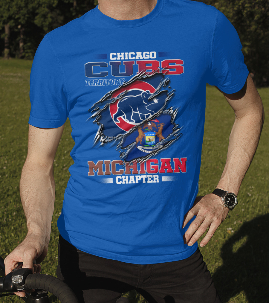 Chicago Cubs Territory Michigan Chapter T-Shirt