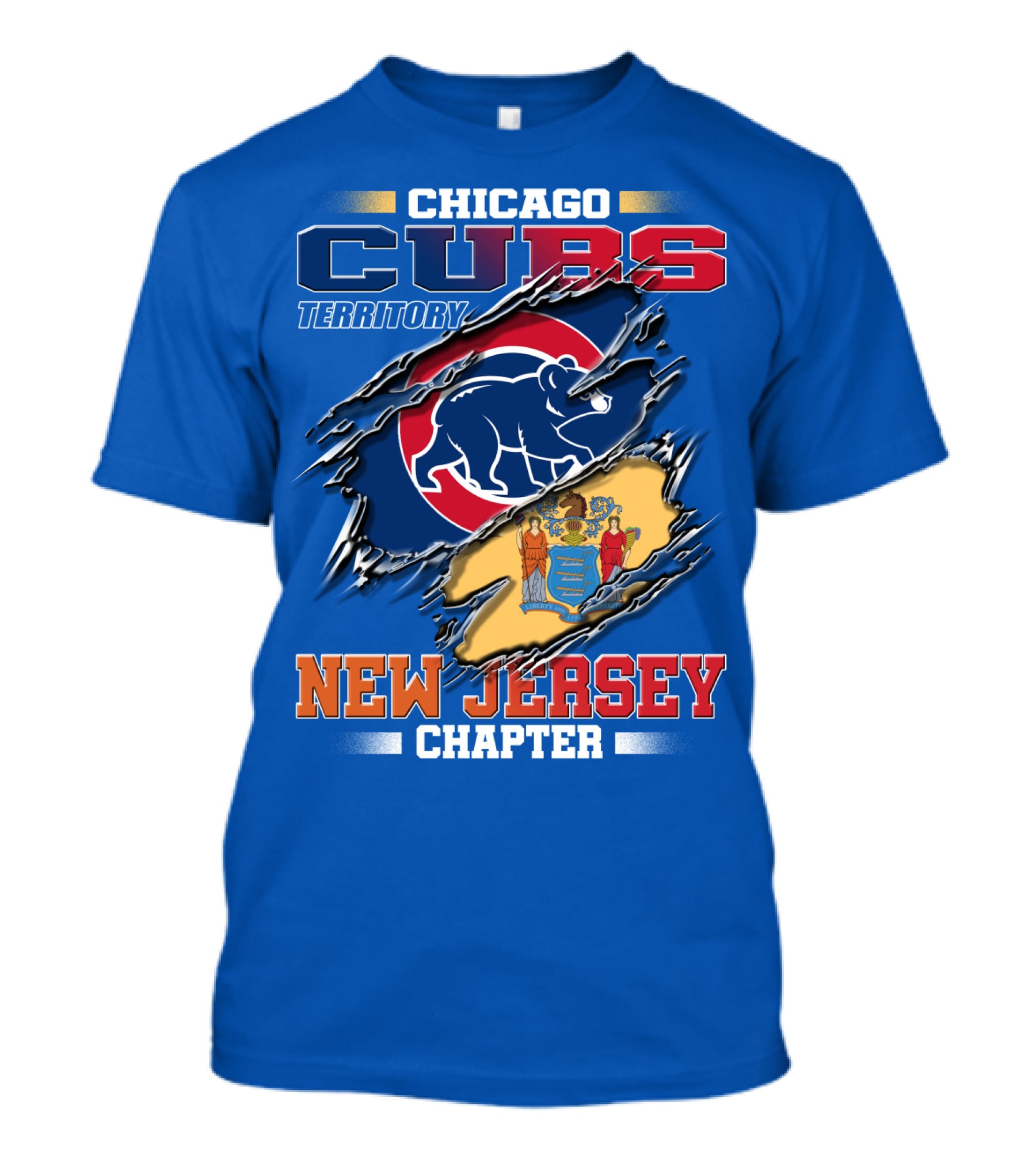Chicago Cubs Territory New Jersey Chapter T-Shirt