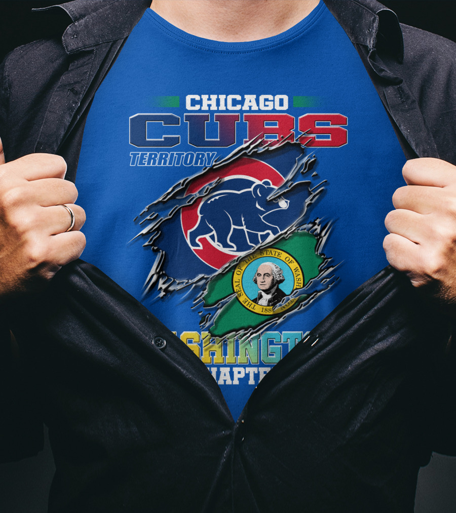 Chicago Cubs Territory Washington Chapter T-Shirt