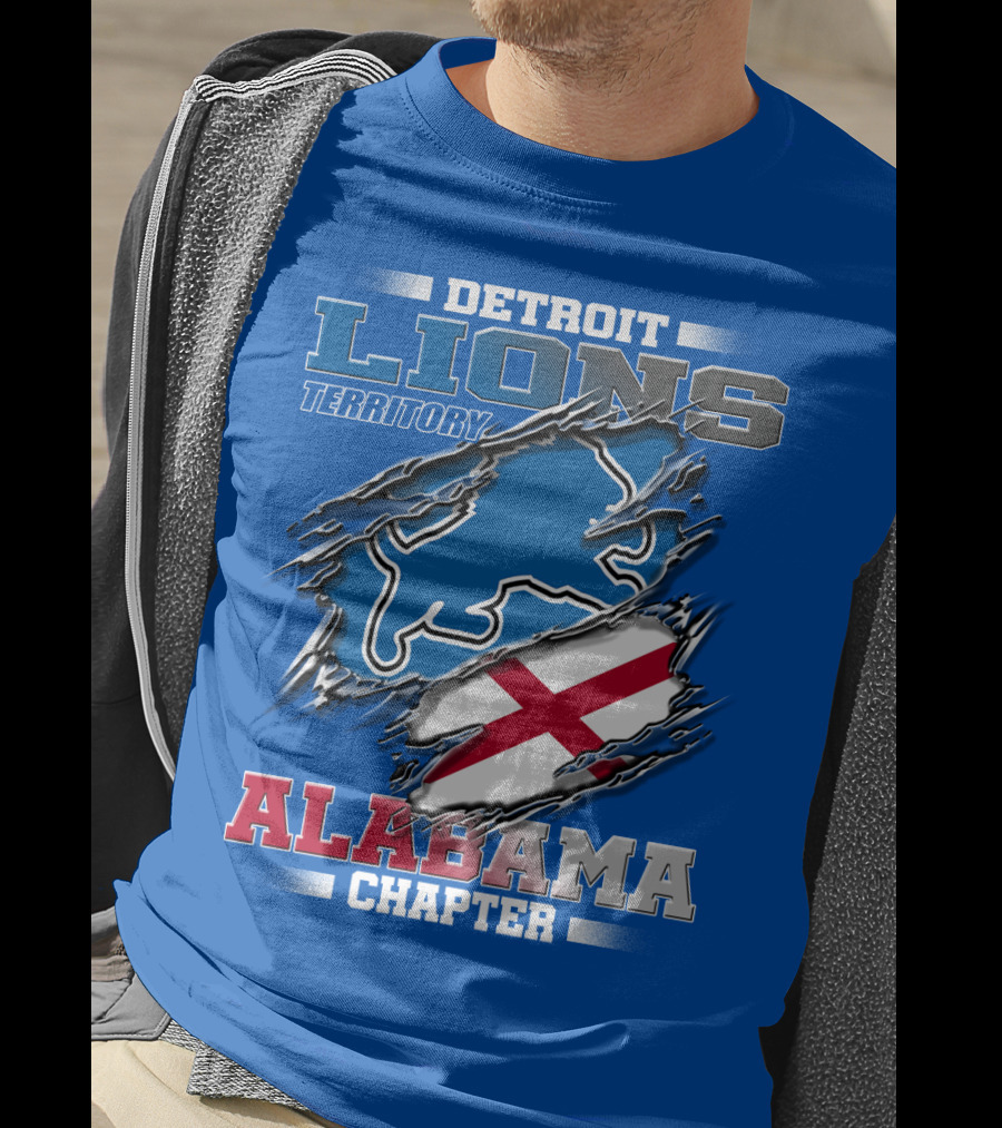 Detroit Lions Territory Alabama Chapter T-Shirt