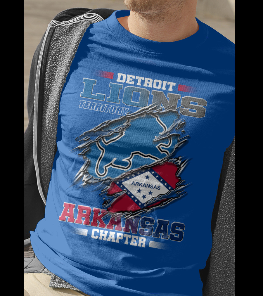 Detroit Lions Territory Arkansas Chapter T-Shirt