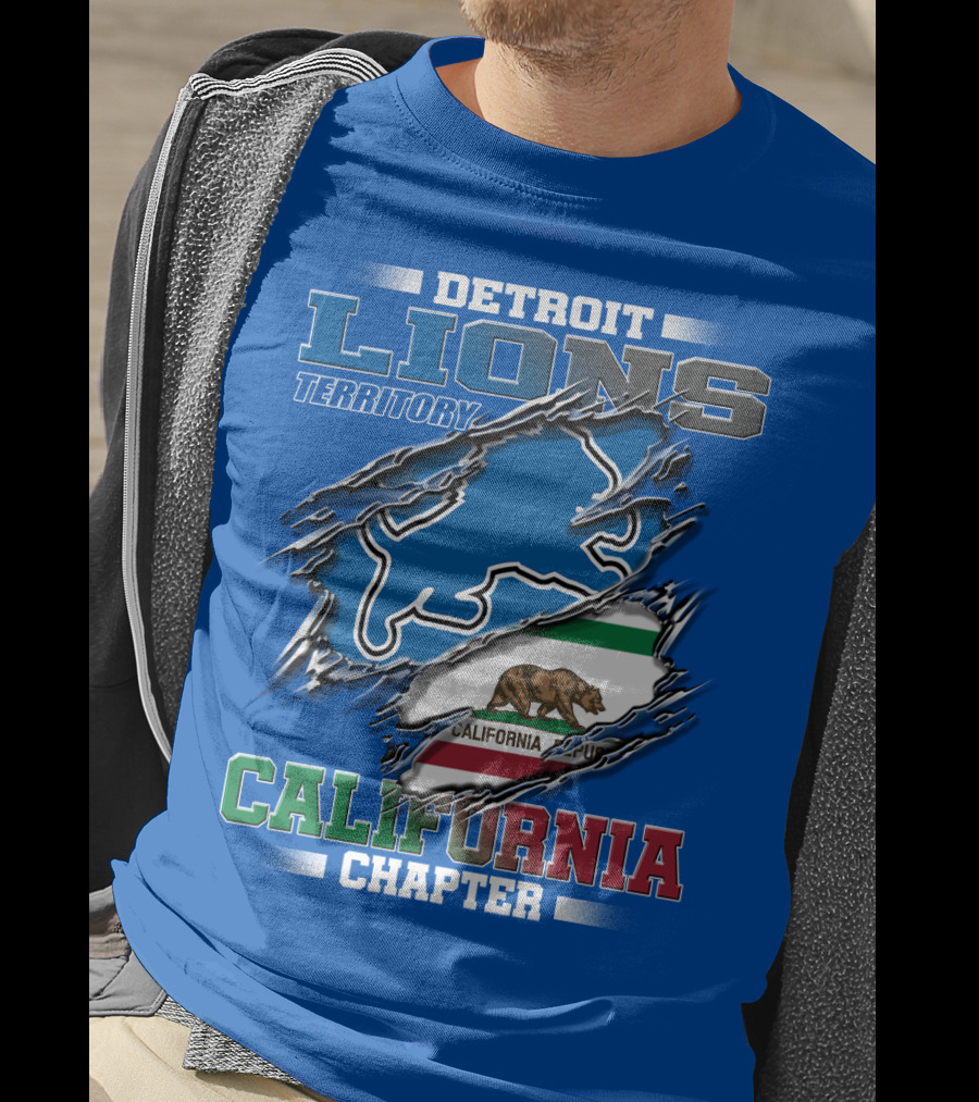 Detroit Lions Territory California Chapter T-Shirt