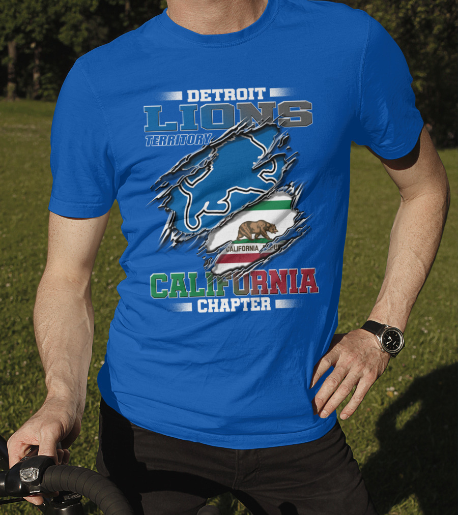 Detroit Lions Territory California Chapter T-Shirt