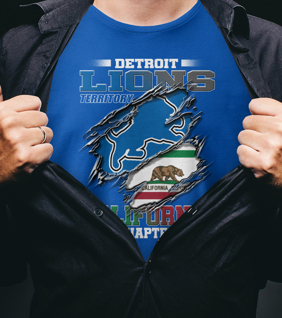 Detroit Lions Territory California Chapter T-Shirt