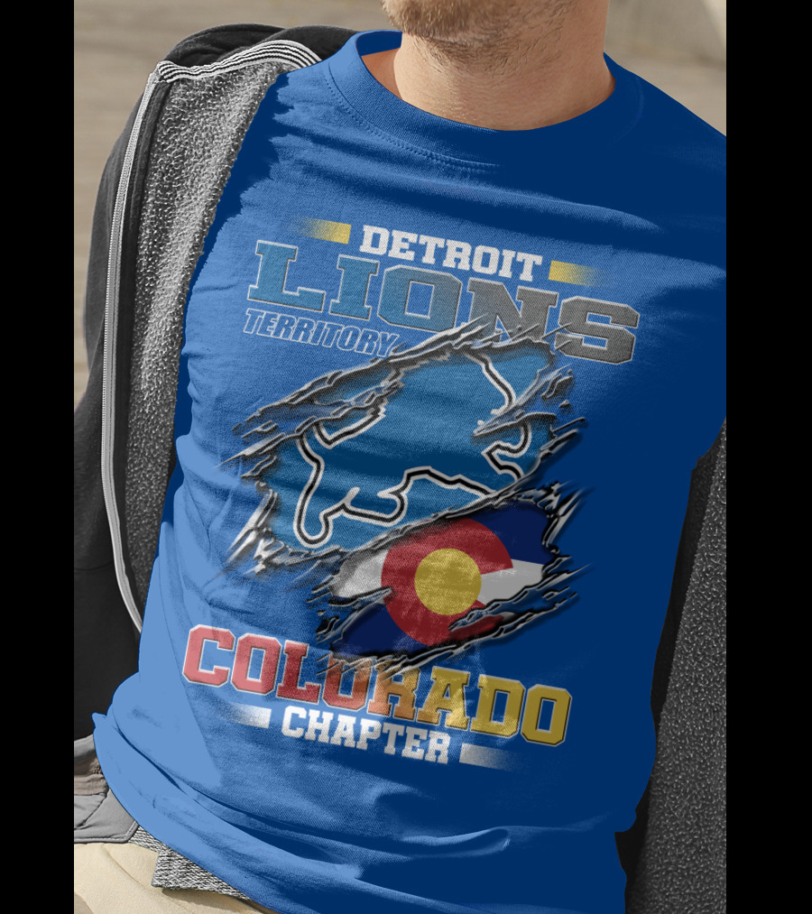 Detroit Lions Territory Colorado Chapter T-Shirt
