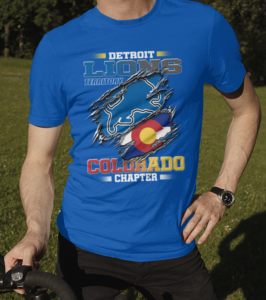 Detroit Lions Territory Colorado Chapter T-Shirt