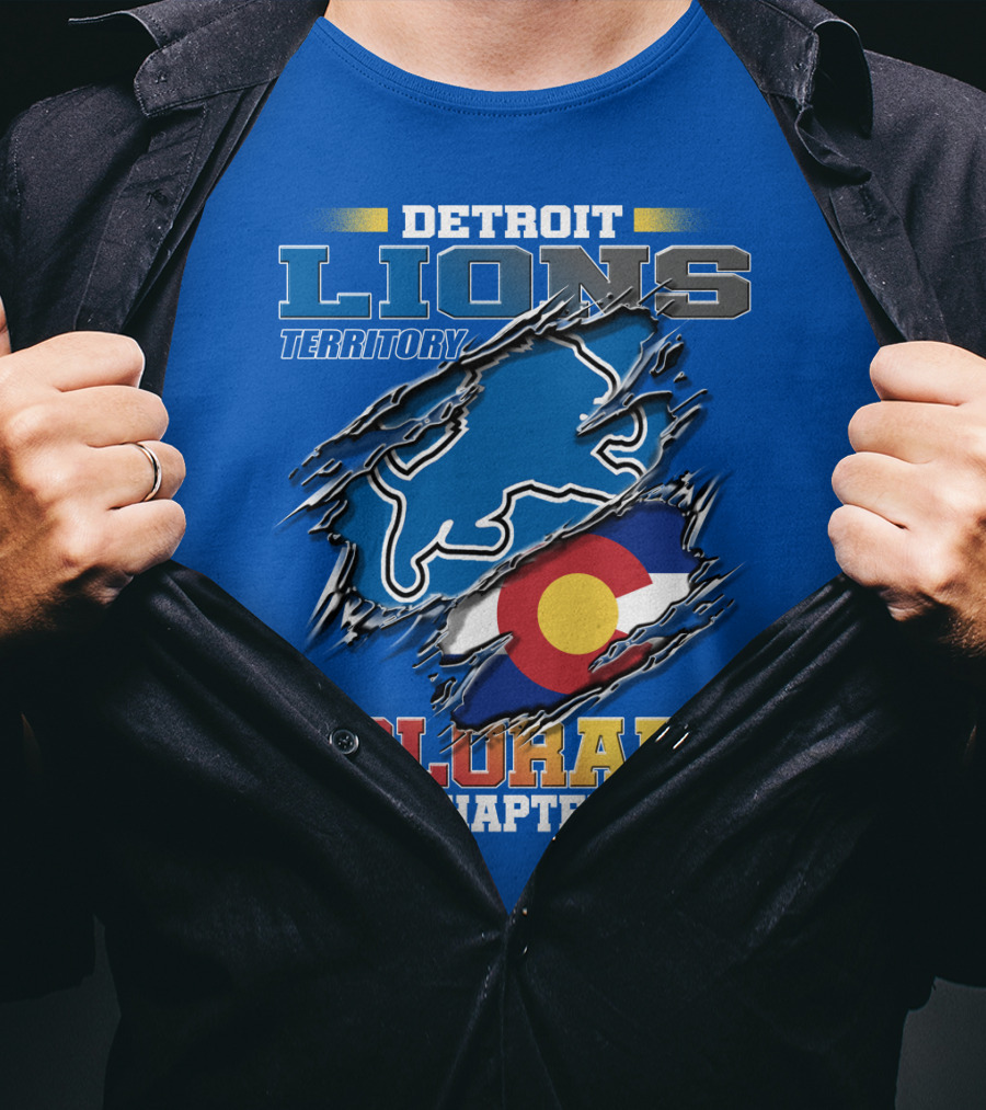 Detroit Lions Territory Colorado Chapter T-Shirt