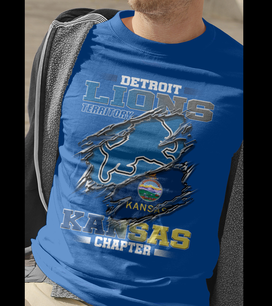 Detroit Lions Territory Kansas Chapter T-Shirt