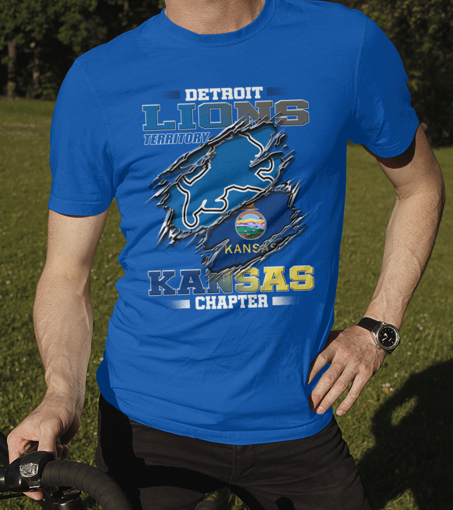 Detroit Lions Territory Kansas Chapter T-Shirt