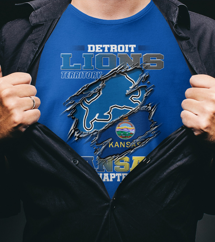 Detroit Lions Territory Kansas Chapter T-Shirt