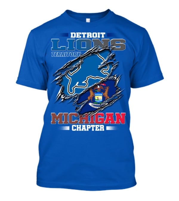Detroit Lions Territory Michigan Chapter T-Shirt