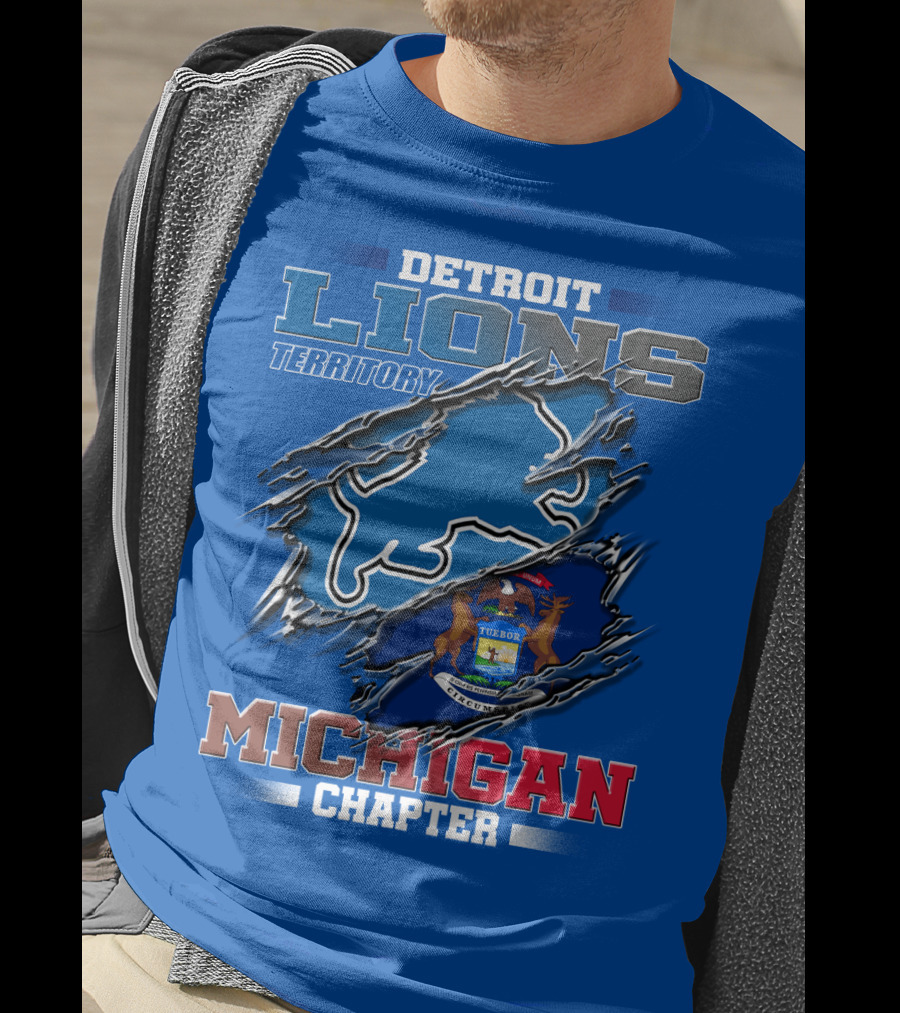 Detroit Lions Territory Michigan Chapter T-Shirt