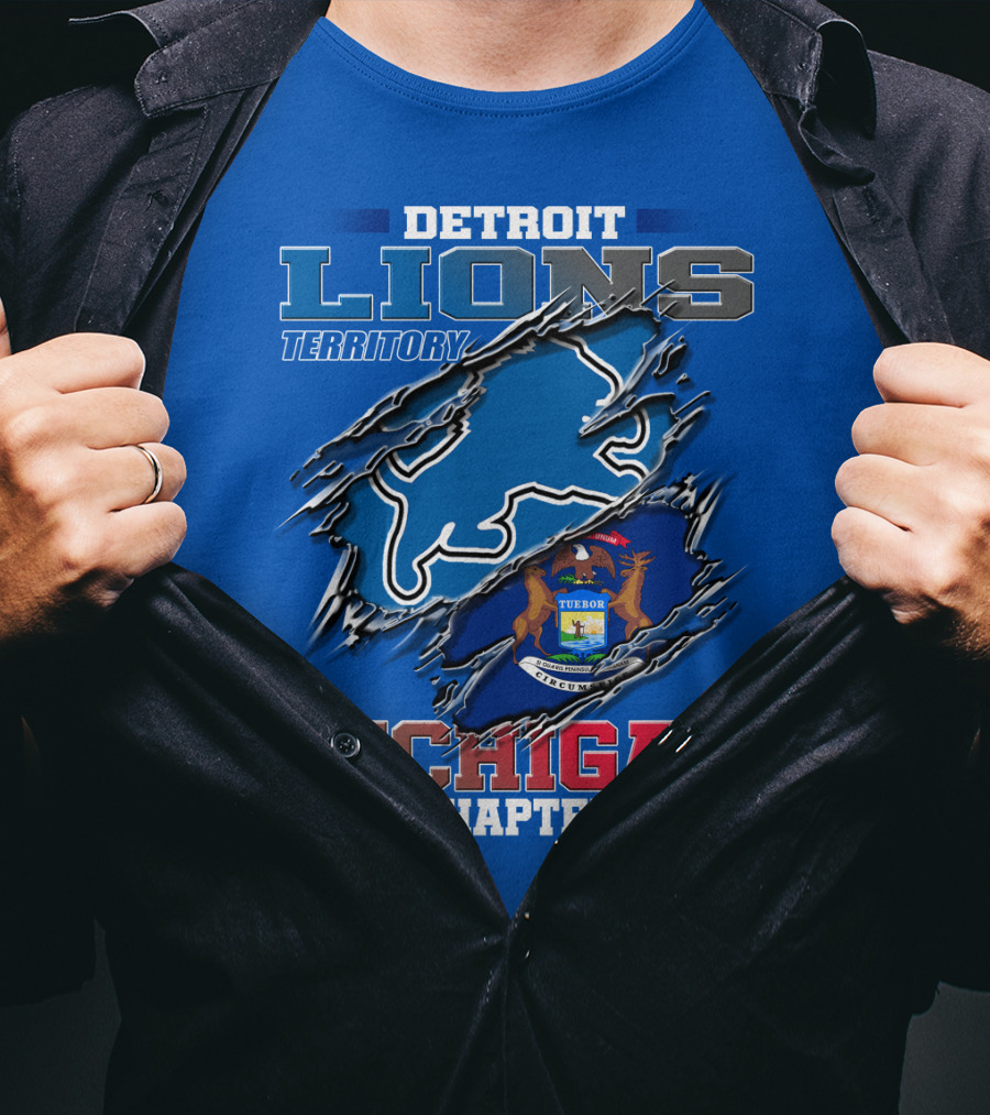Detroit Lions Territory Michigan Chapter T-Shirt