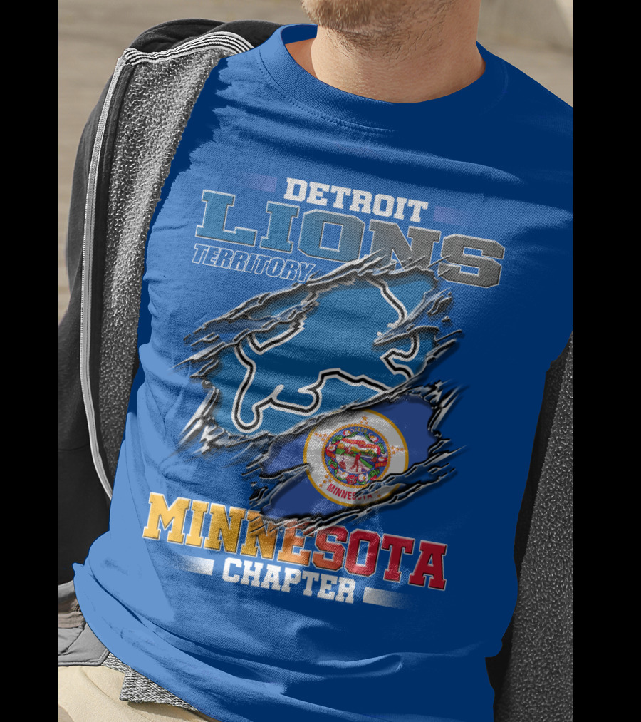 Detroit Lions Territory Minnesota Chapter T-Shirt