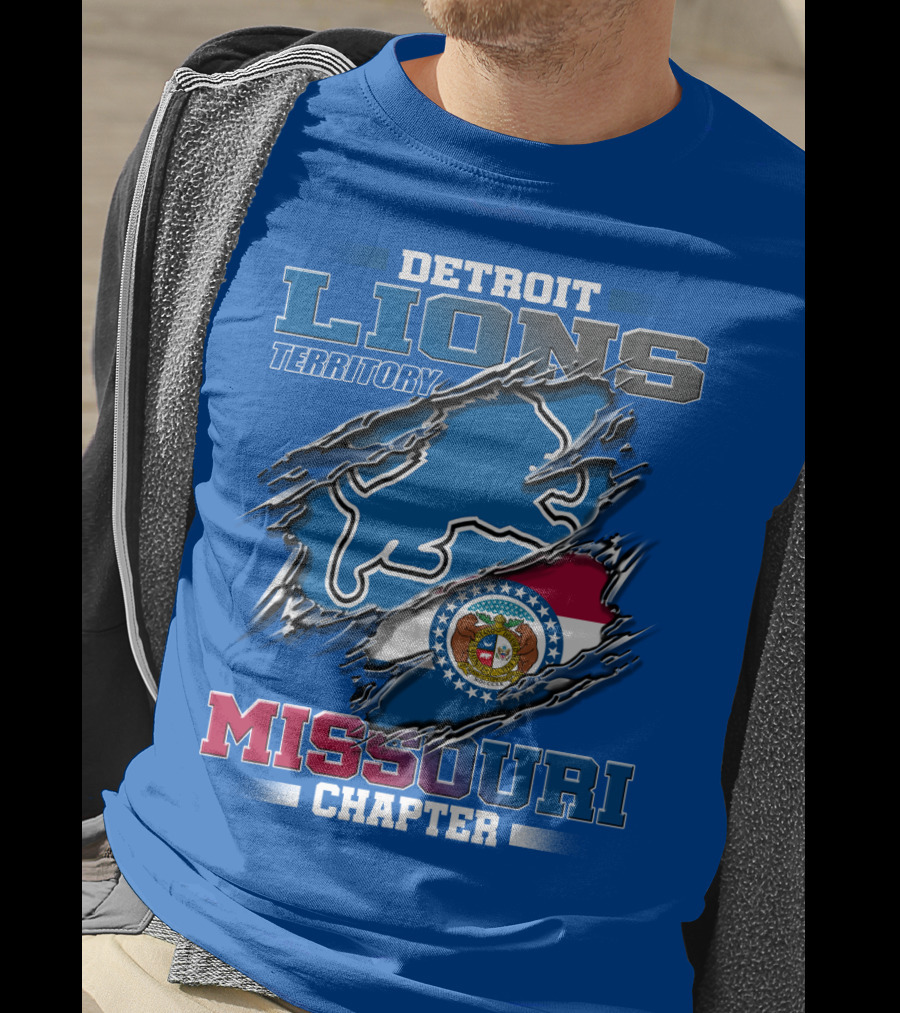 Detroit Lions Territory Missouri Chapter T-Shirt