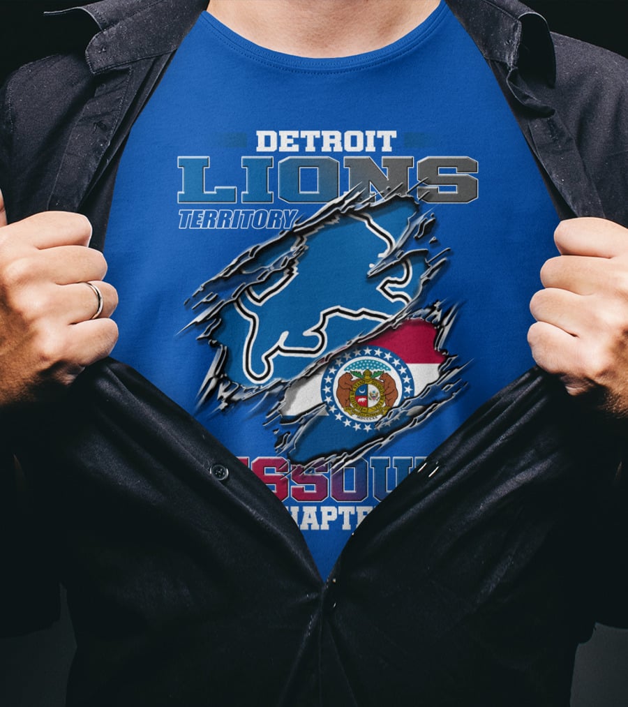 Detroit Lions Territory Missouri Chapter T-Shirt