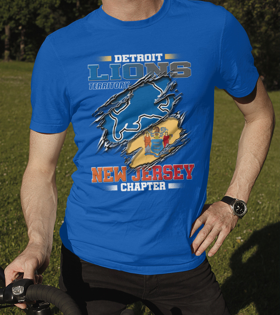 Detroit Lions Territory New Jersey Chapter T-Shirt