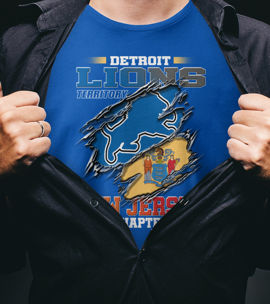 Detroit Lions Territory New Jersey Chapter T-Shirt