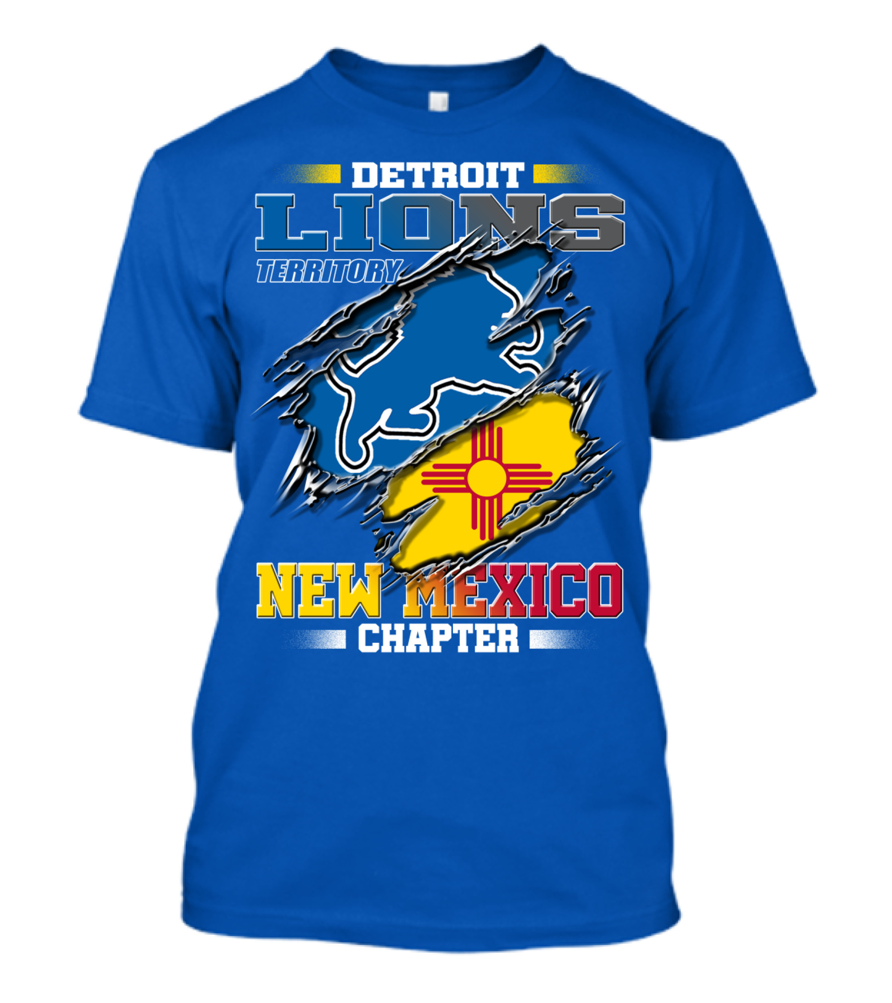 Detroit Lions Territory New Mexico Chapter T-Shirt
