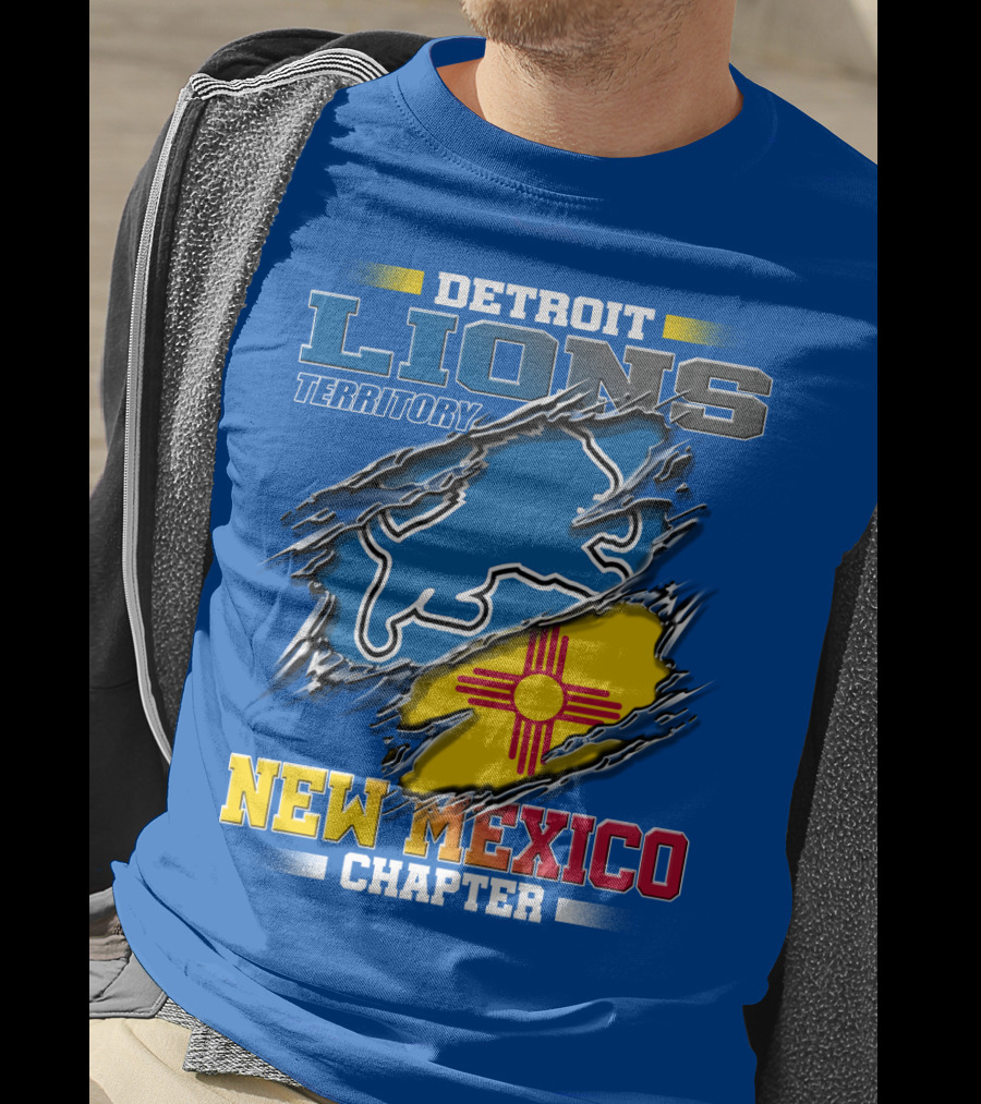 Detroit Lions Territory New Mexico Chapter T-Shirt