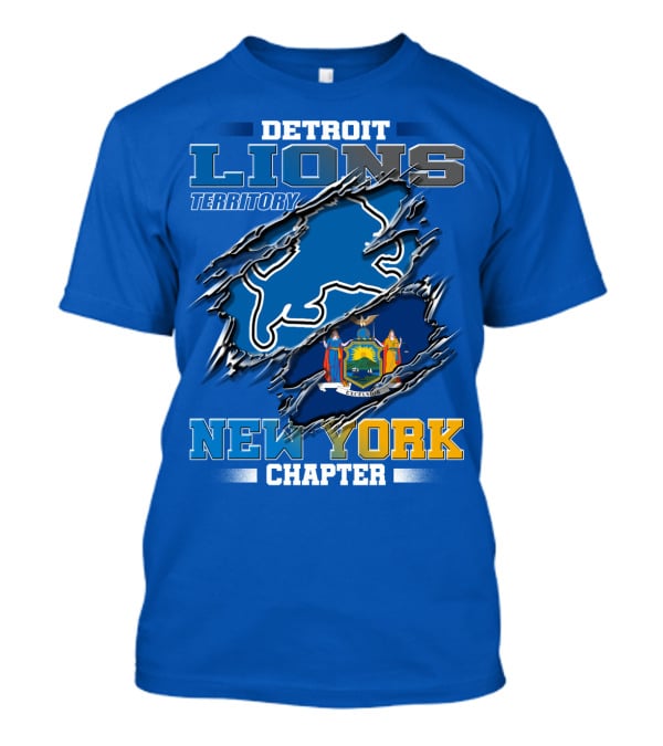 Detroit Lions Territory New York Chapter T-Shirt