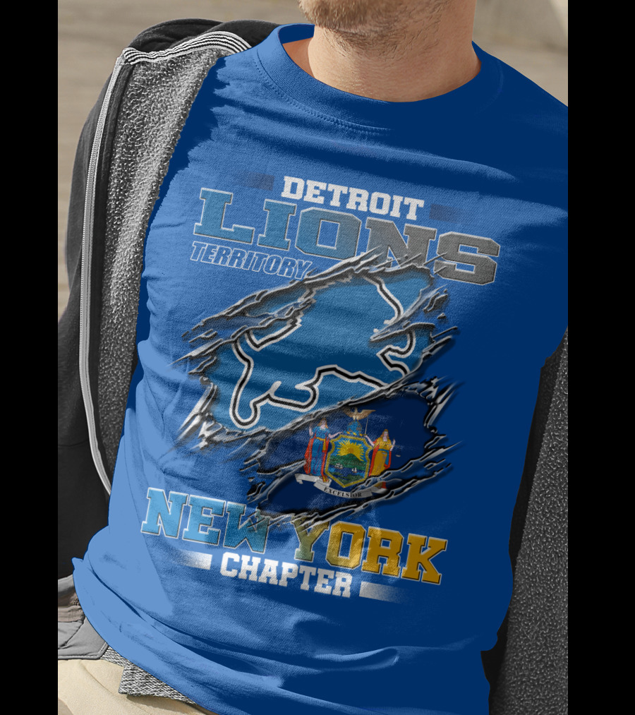 Detroit Lions Territory New York Chapter T-Shirt