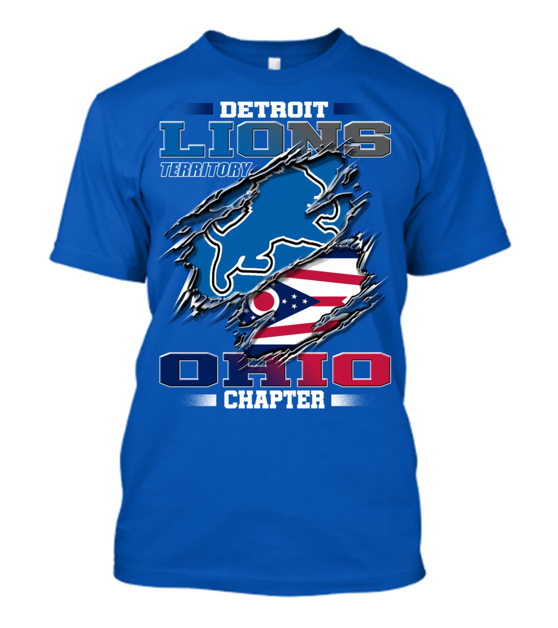 Detroit Lions Territory Ohio Chapter T-Shirt