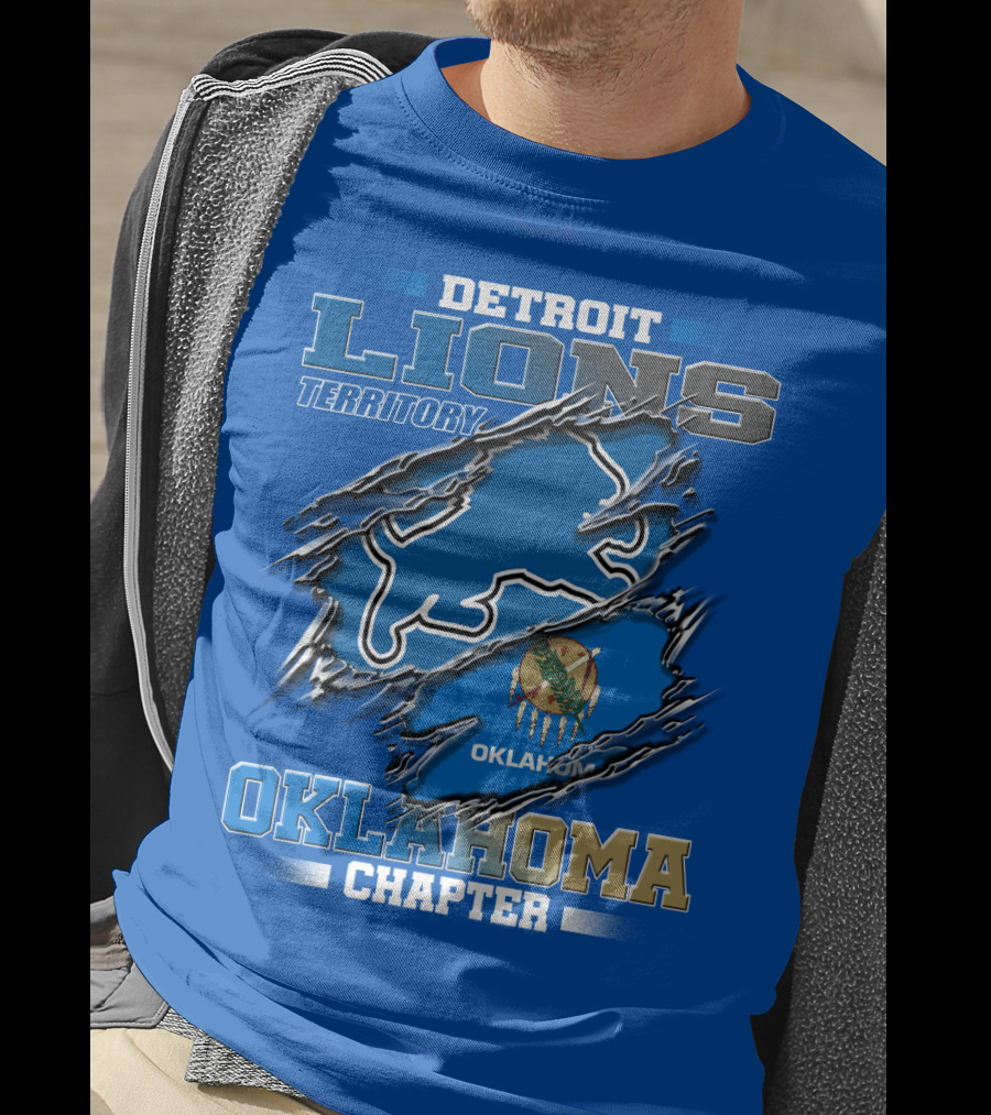 Detroit Lions Territory Oklahoma Chapter T-Shirt