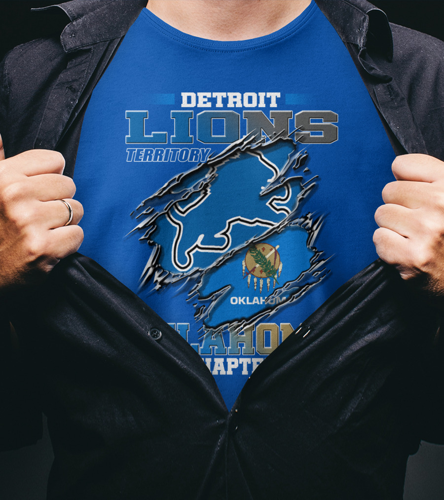 Detroit Lions Territory Oklahoma Chapter T-Shirt
