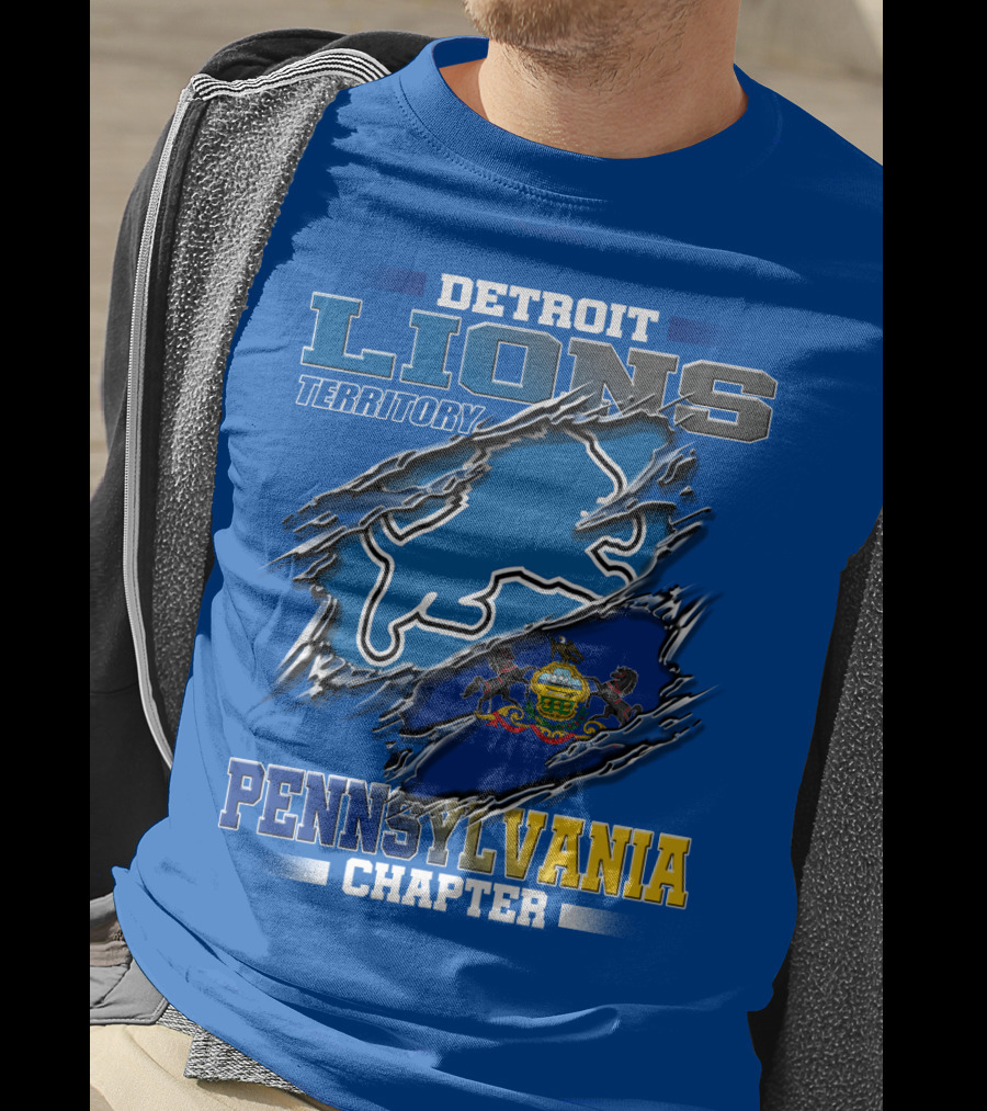 Detroit Lions Territory Pennsylvania Chapter T-Shirt