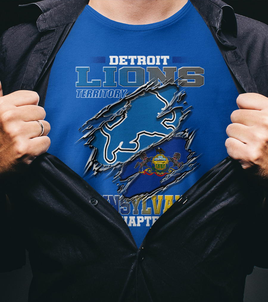 Detroit Lions Territory Pennsylvania Chapter T-Shirt