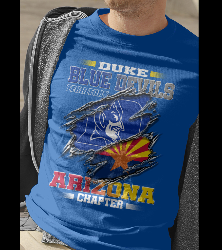 Duke Blue Devils Territory Arizona Chapter T-Shirt