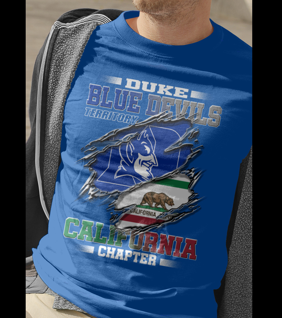 Duke Blue Devils Territory California Chapter T-Shirt