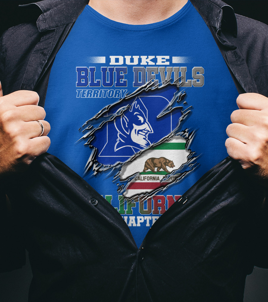 Duke Blue Devils Territory California Chapter T-Shirt