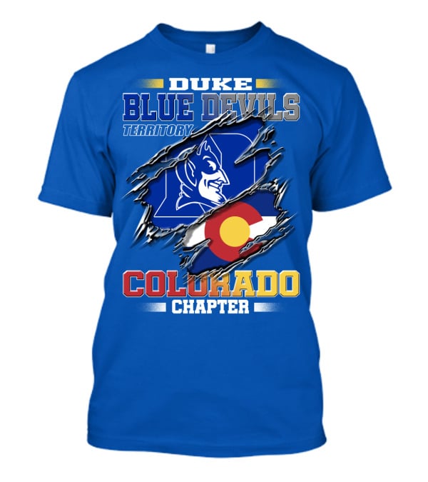 Duke Blue Devils Territory Colorado Chapter T-Shirt
