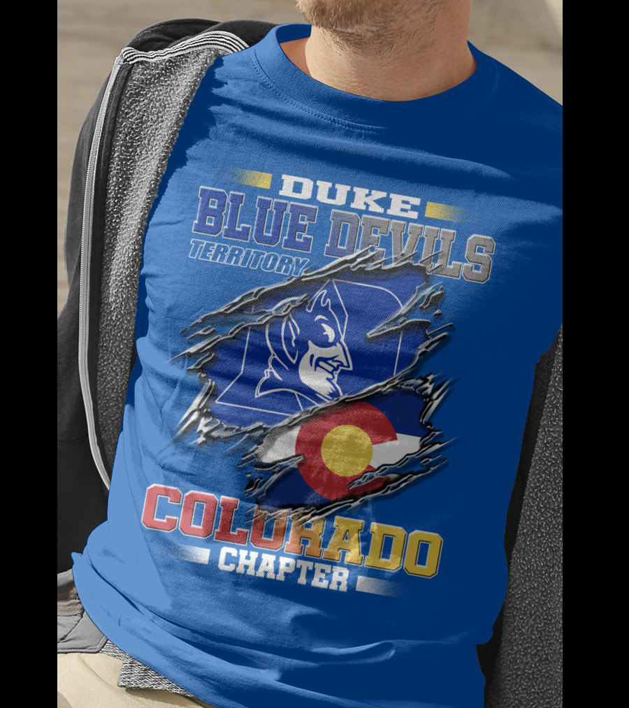 Duke Blue Devils Territory Colorado Chapter T-Shirt