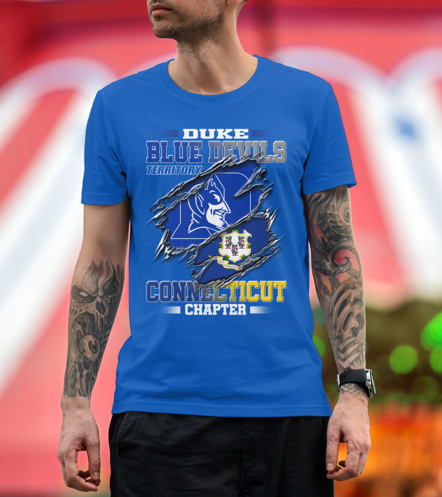 Duke Blue Devils Territory Connecticut Chapter T-Shirt