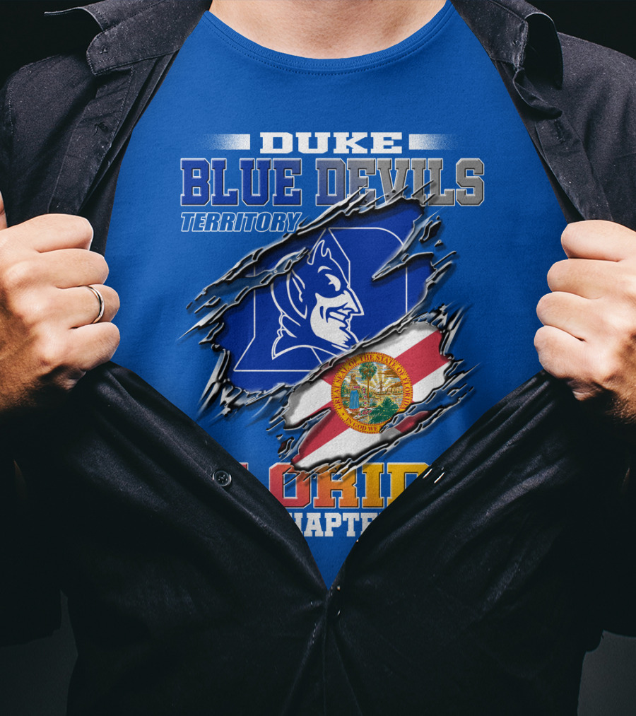 Duke Blue Devils Territory Florida Chapter T-Shirt