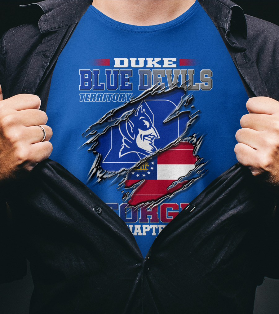 Duke Blue Devils Territory Georgia Chapter T-Shirt
