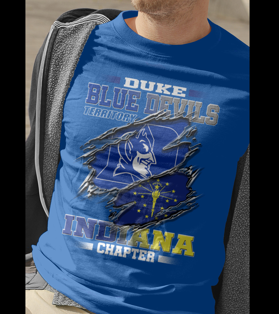 Duke Blue Devils Territory Indiana Chapter T-Shirt