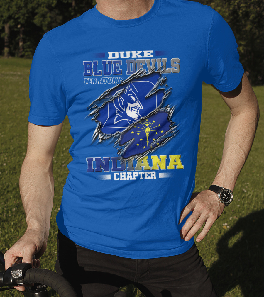 Duke Blue Devils Territory Indiana Chapter T-Shirt