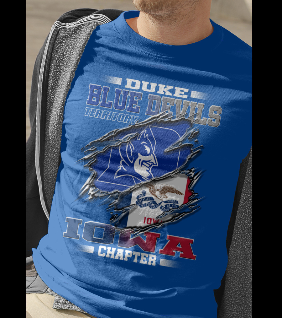 DUKE Blue Devils Territory Iowa Chapter T-Shirt