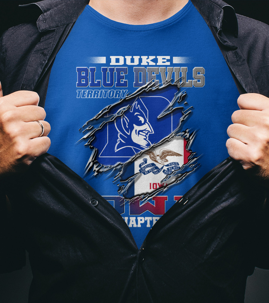 DUKE Blue Devils Territory Iowa Chapter T-Shirt